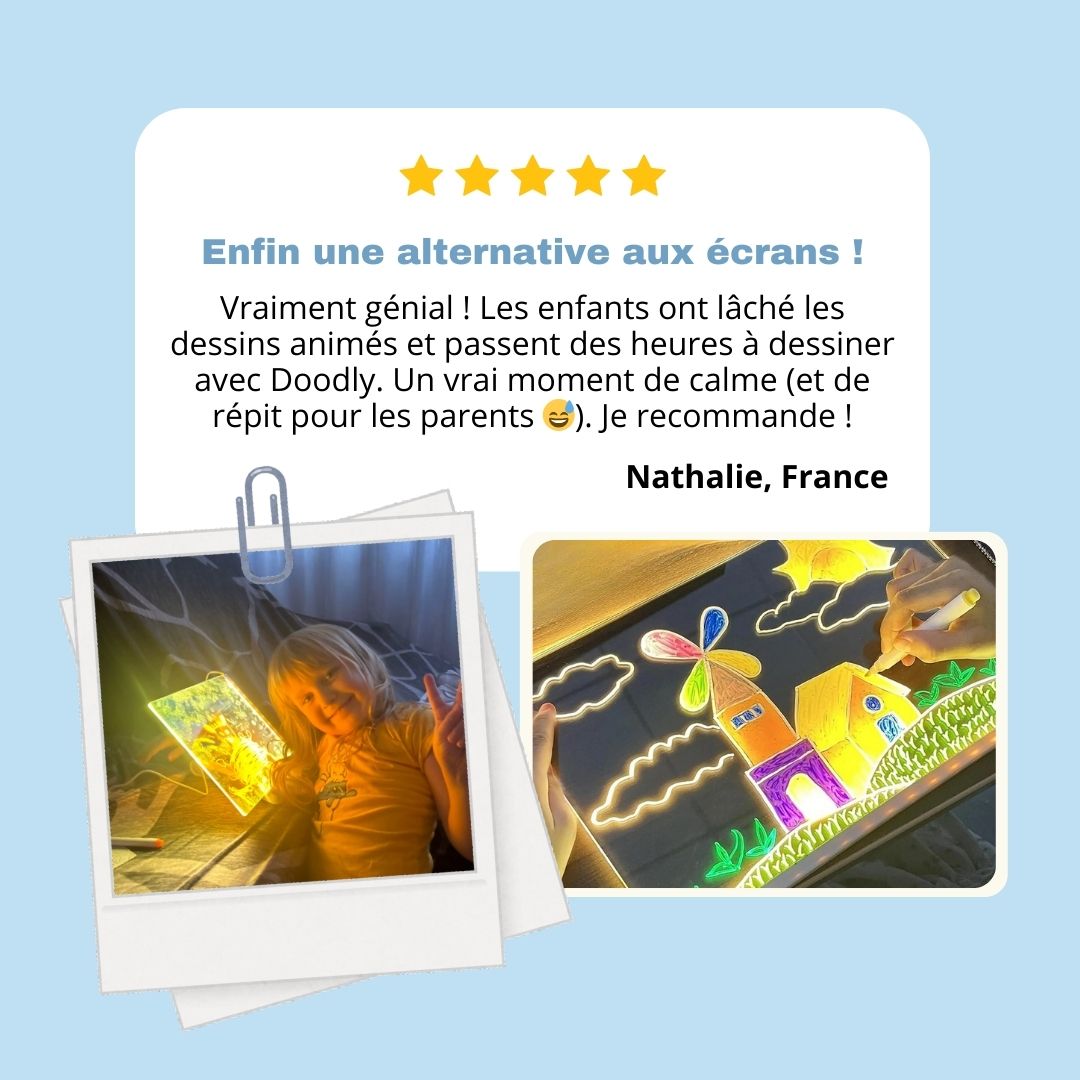 Le tableau magique qui remplace les écrans !